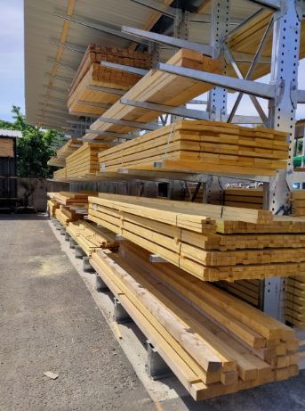 Rayonnage cantilever mi-lourd - stockage de bois et charges longues - neuf ou occasion_0