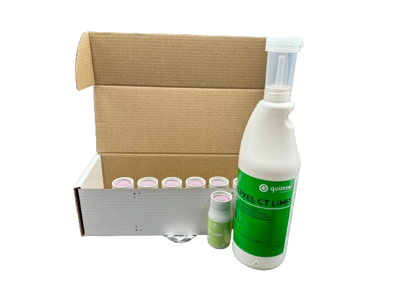 Capxel kit demarrage ct limp 50ml ultra-concentre pour sols ph:6,5 ecolabel boite de 8+flacon doseur_0