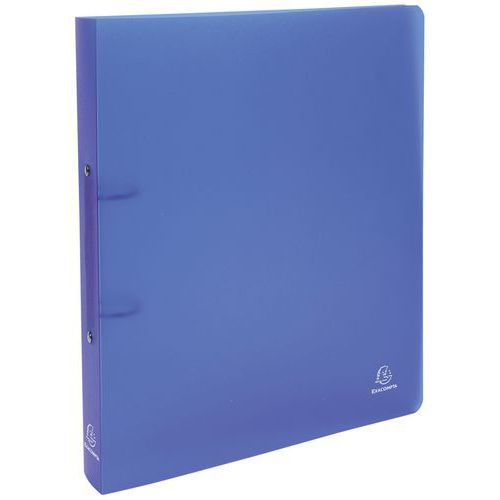 CLASSEUR 2 ANNEAUX 30 MM PP CHROMALINE - A4 MAXI - BLEU - EXACOMPTA