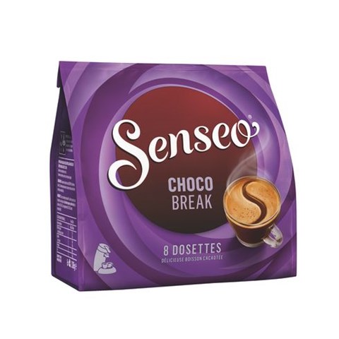 DOSETTES GOURMANDS SENSEO CHOCOBREAK - PAQUET DE 8 - SENSEO