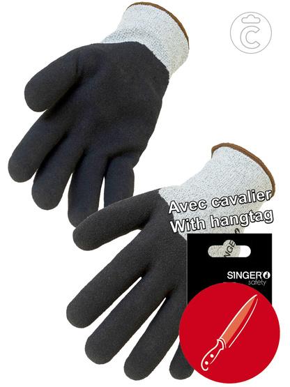 Gant PEHD - Protection coupure niveau D - Enduction nitrile sablé - Jauge 13 - Réf cphd434nif_0