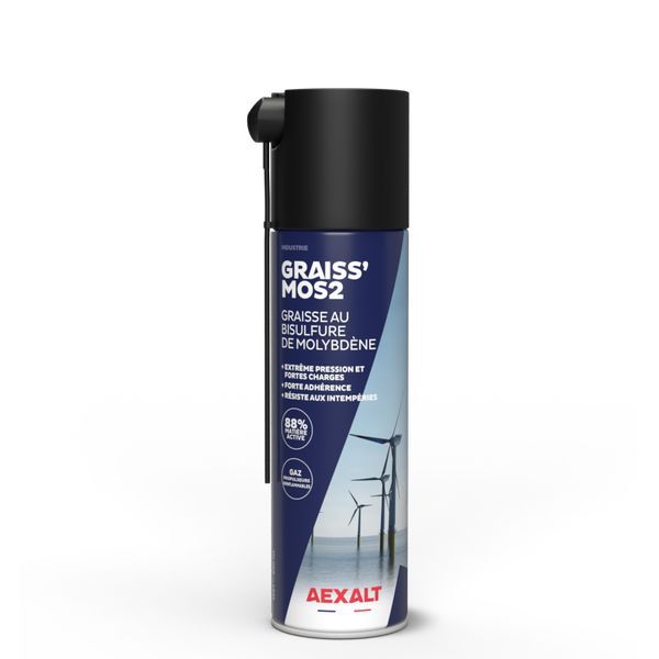 Graisse MOS2 - spéciale extrême pression - 650ml - protection contre intempéries_0