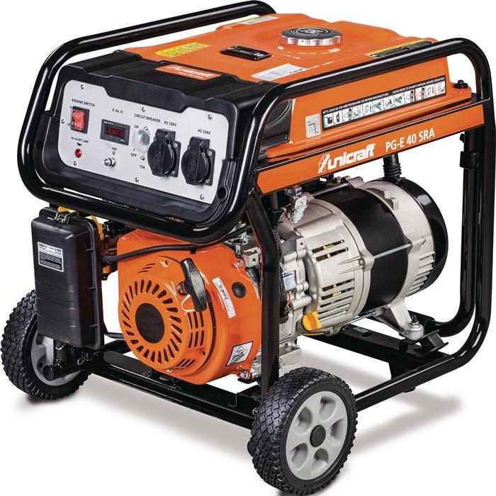 Groupe électrogène portable PG-E 40 SRA 3,3 kW essence - bobine cuivre - régulation AVR - UNICRAFT_0
