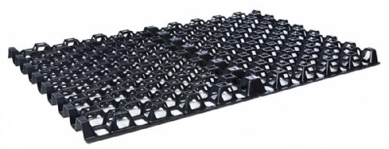 Intercalaire d'aération QPFS1208-noir - contact alimentaire - 800x1200 mm - HDPE recyclable_0