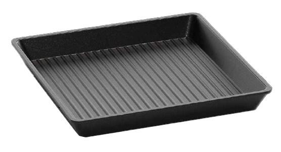 ITALCONCEPT L2G Moule Carre Teflonne Nervure (Sans Poignee), 30  x 260  x 260 mm - 3616350241160_0