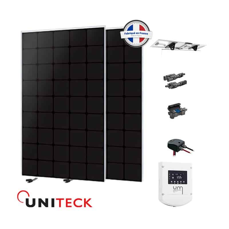Kit solaire bateau inclinable 300W 12V MPPT - Panneaux back-contact Uniteck_0