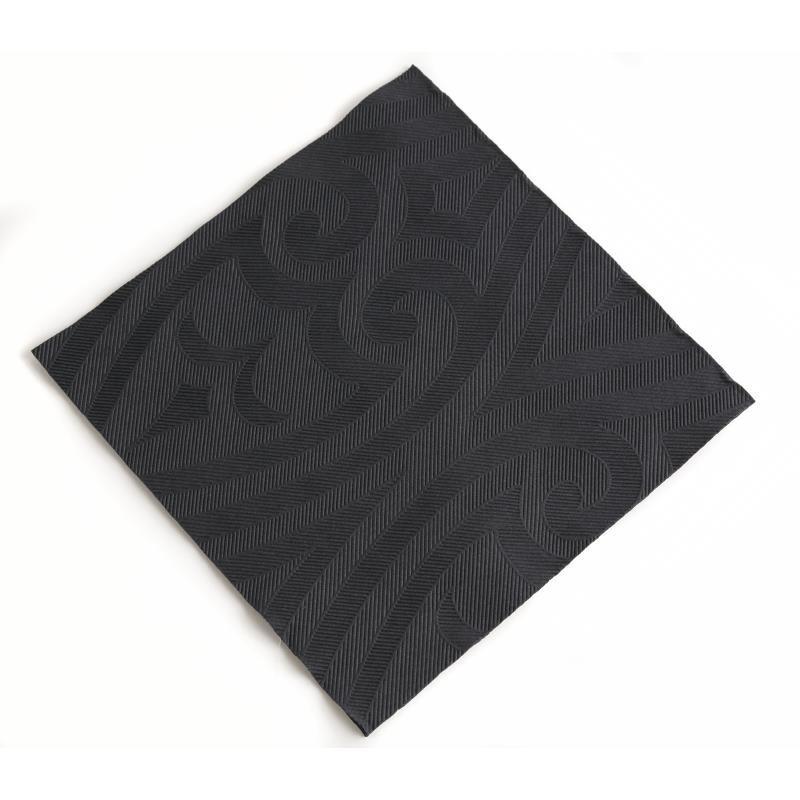 Lot de 240 serviettes noires Lily Duni Élégance - 480mm - certifiées FSC et recyclables_0