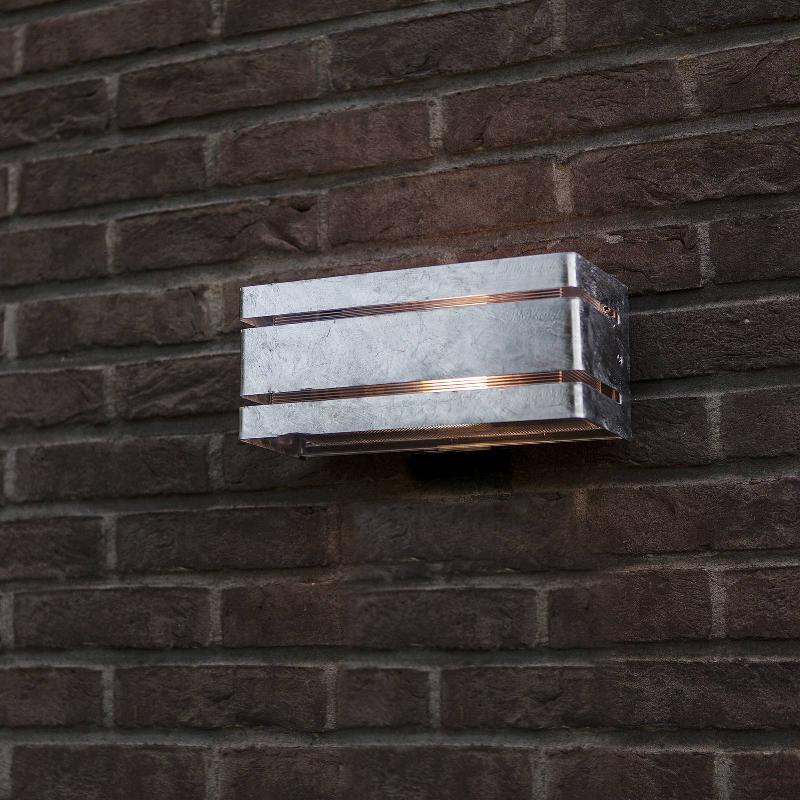 LUTEC APPLIQUE D’EXTÉRIEUR VIDAR AVEC BOÎTIER GALVANISÉ