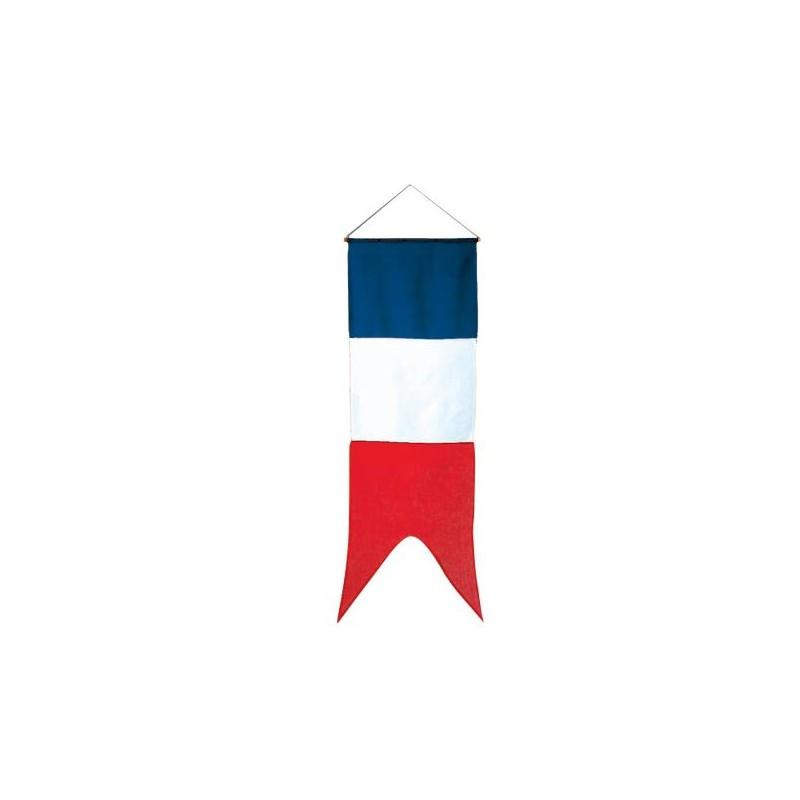 Oriflamme française - maille 115g - traverse bois - 5 dimensions disponibles_0