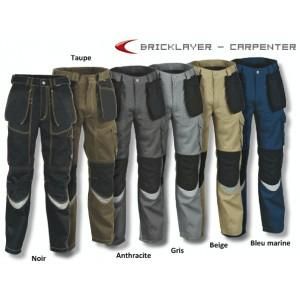 BON PLAN: PANTALON DE TRAVAIL MULTIPOCHES BRICKLAYER - COFRA