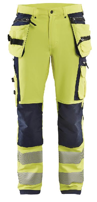 PANTALON STRETCH 4D HAUTE-VISIBILITÉ TAILLE 42L - MANUTAN COLLECTIVITÉS