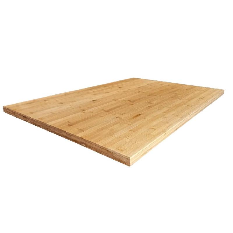 Plateau rectangulaire de table d'intérieur Capri 110x70cm bambou vernis_0