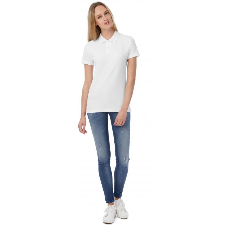 Polo femme id.001 - 100% coton pré-rétréci Ring-Spun - coupe cintrée - CGPWI11_0