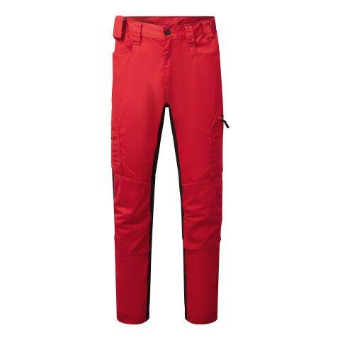 PORTWEST CD881 PANTALON DE TRAVAIL ÉCO-CONÇU WX2 STRETCH ROUGE FONCÉ - TAILLE 32 - STANDARD