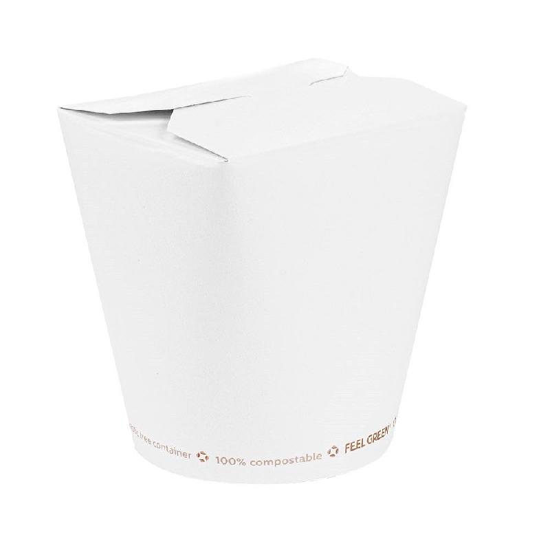 Pot à pâtes/riz carton 780 ml Ø9x9cm blanc - par 450_0
