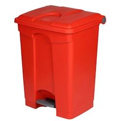 PROBBAX - SO-1270-GRY - Collecteur à pédale - 70 litres - Rouge - rouge plastique polypropylène SO-1270-RED_0