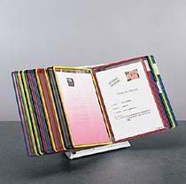 PROTÈGE-DOCUMENTS PIVOTANT TARIFOLD PVC A4 COULEURS ASSORTIES - 30 POCHETTES