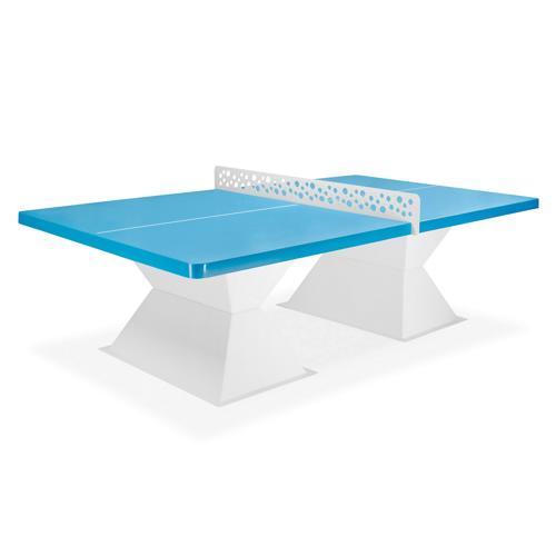 TABLE DE TENNIS DE TABLE - RESITECH HD60 ALLWEATHER COINS ARRONDIS