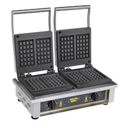 Roller Grill Gaufrier double spécial gaufres Mc Cain, carrés 4 x 6 GED 20 Roller Grill - inox GED 20_0