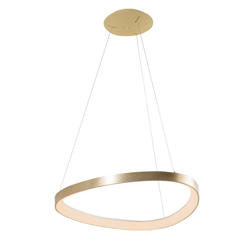 ROSSINI ILLUMINAZIONE Suspension Led Lotus 60W 3000K Or Satiné - Lampe Asymétrique Moderne Ip20 Cri80 Dimmable - Groupe Rossini - LOU003OS_0