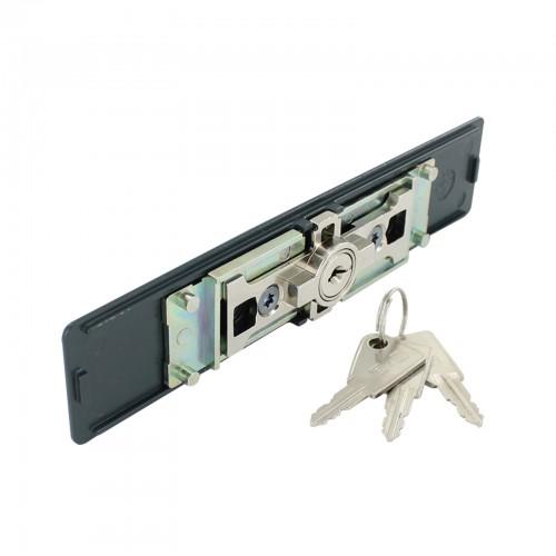 SERRURE VOLET ROULANT CYLINDRE ROND - 2 PIVOTS - 7 À 9 MM - NOIR-AA80 TIRARD