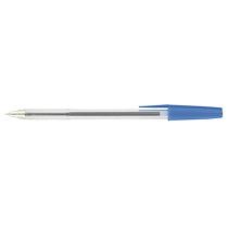 STYLO BILLE À CAPUCHON BLEU - LOT DE 50