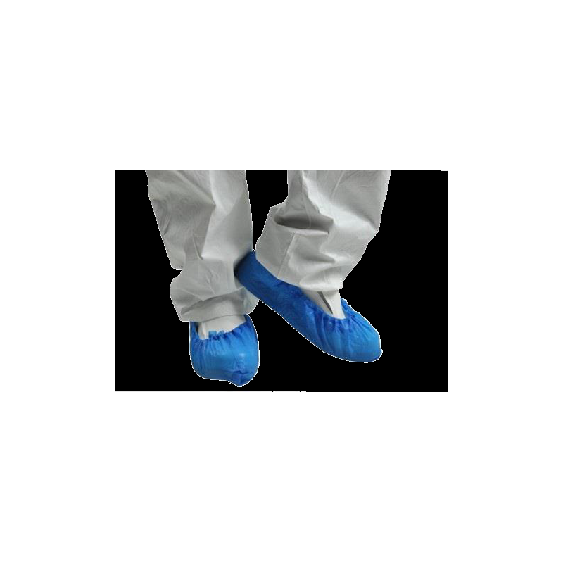 Sur-chaussures à usage unique - sachet de 100 unités - CPE - étanches - KH-100080008_0