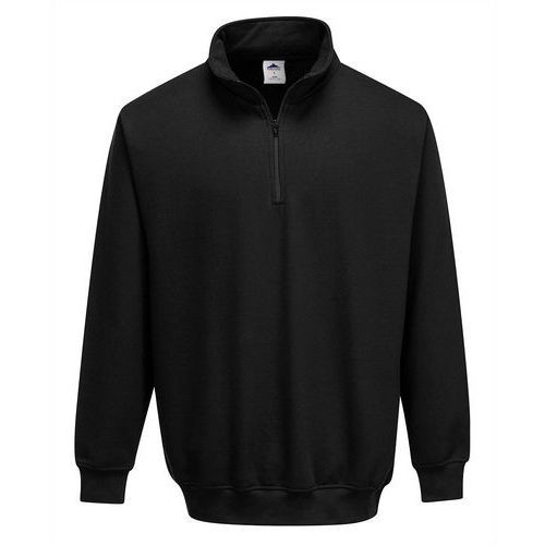 SWEATSHIRT COL ZIPPÉ SORRENTO B309 - NOIR - XXXL - PORTWEST