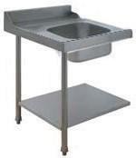 Table bac pour machines à capot panier 500 x 500 ou 600 x 500 avec - PAP707GV_0