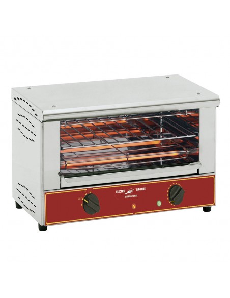 Toaster électrique 1 étage - Tubes quartz infra-rouge - TO1000 - Carrosserie inox_0