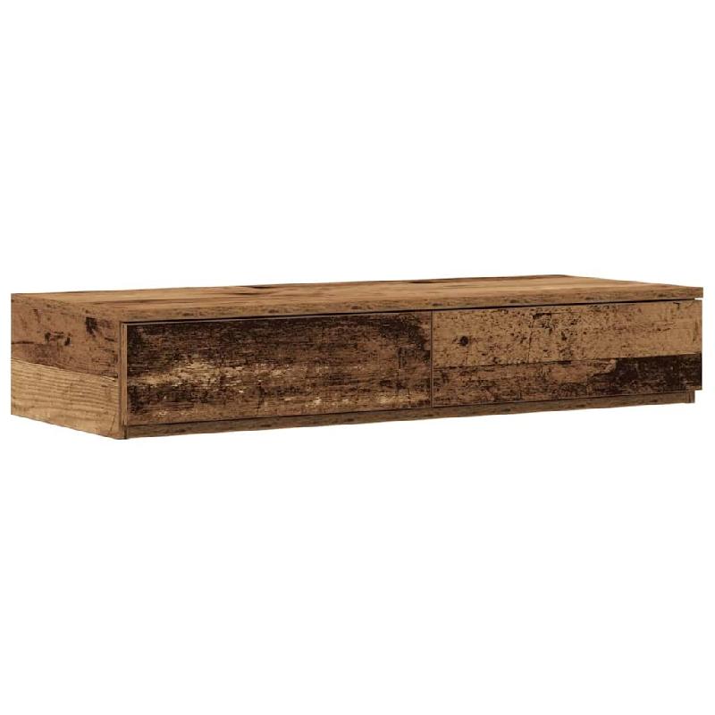 VidaXL Tiroirs de lit avec tiroir Bois ancien 90 x 36,5 x 16,5 cm Modèle Bois Naturel - 866937_0