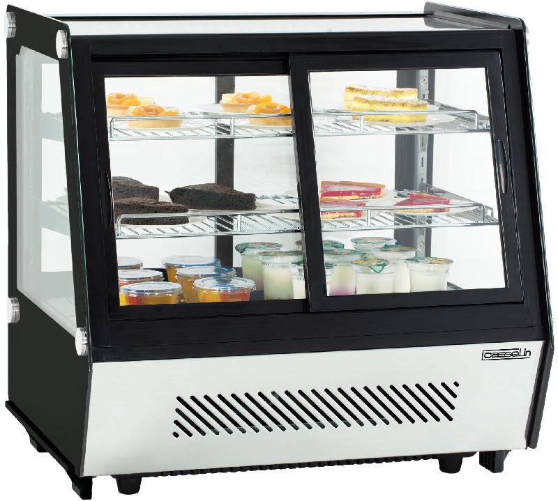 Vitrine réfrigérée à poser double portes 125L Casselin_0