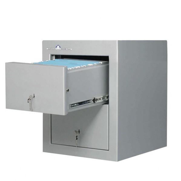 Armoire forte CLASS PROTECT - 2 tiroirs - À clé - Marque Rolléco_0