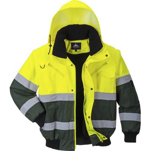 BLOUSON BOMBER HAUTE-VISIBILITÉ X C565 VERT/JAUNE XL - PORTWEST