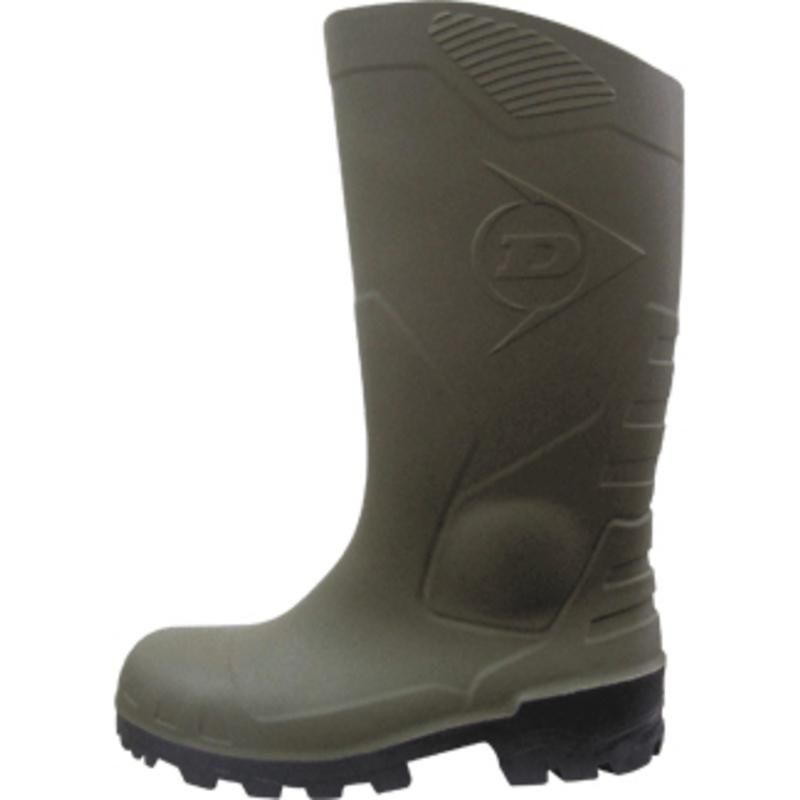 BOTTE DEVON FULL SAFETY S5 P46 VERT SEM.NOIR PVC/NIT