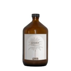 Bouteille en verre ambré – Lessive – Collection Boho – 1L - marron verre BH-CA-L1000_0