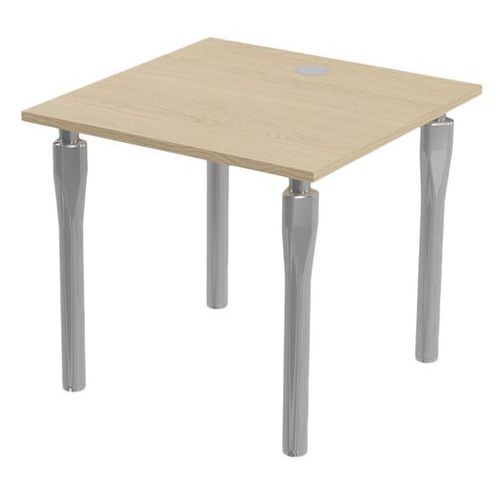BUREAU NOGA 80 X 80 CM CHÊNE ALU