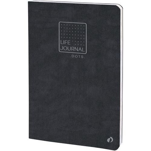CARNET 21 DOTS LJ SLIM - NOIR - QUO VADIS