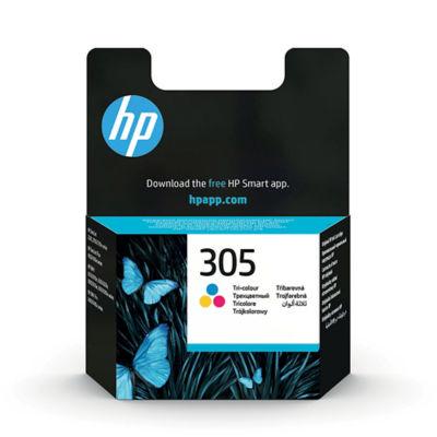 Cartouches encre HP 305 Deskjet couleurs pour imprimante jet d'encre_0