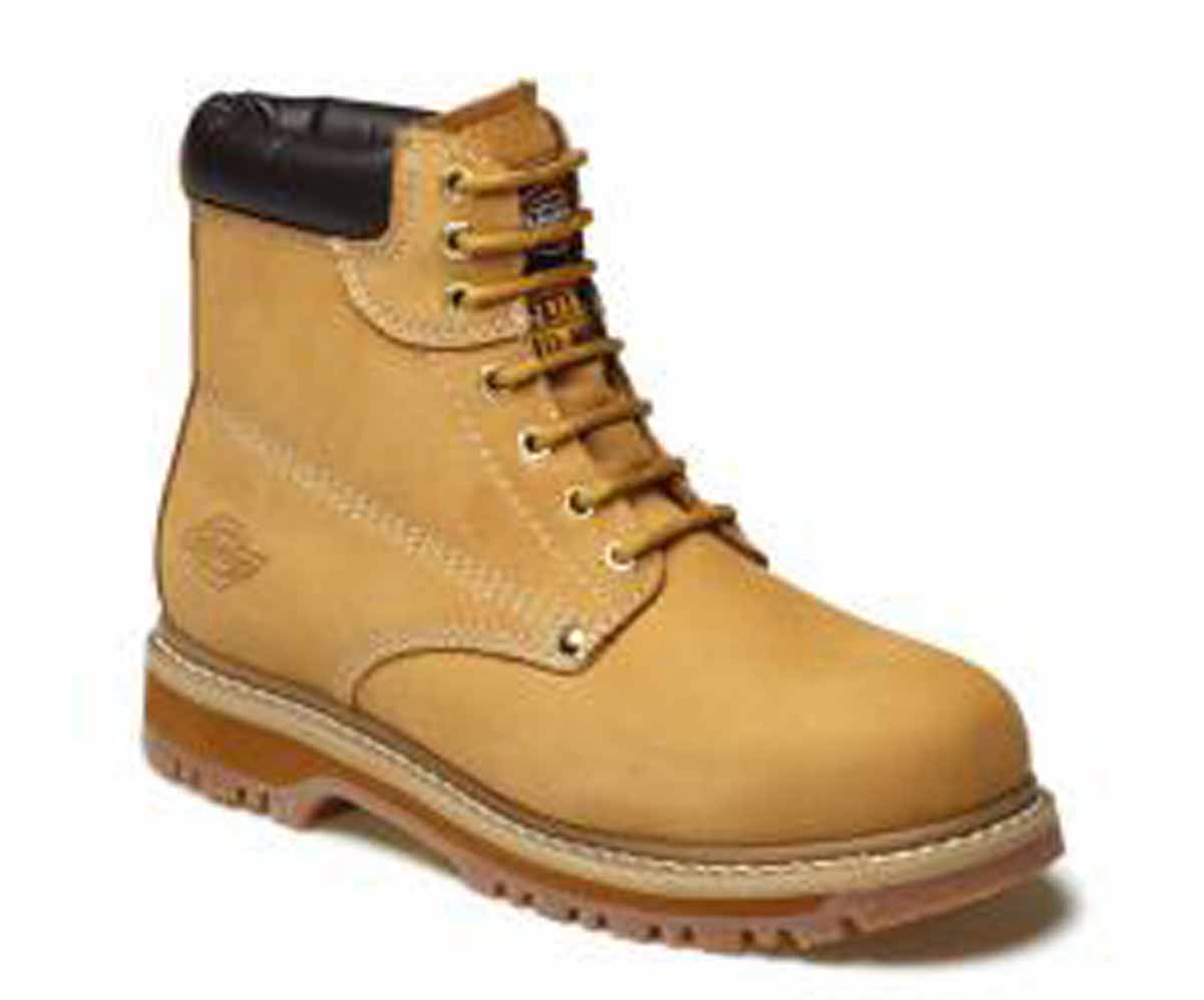 Chaussures de sécurité montantes en cuir nubuck - bouts en acier - semelle résistante 300°C_0