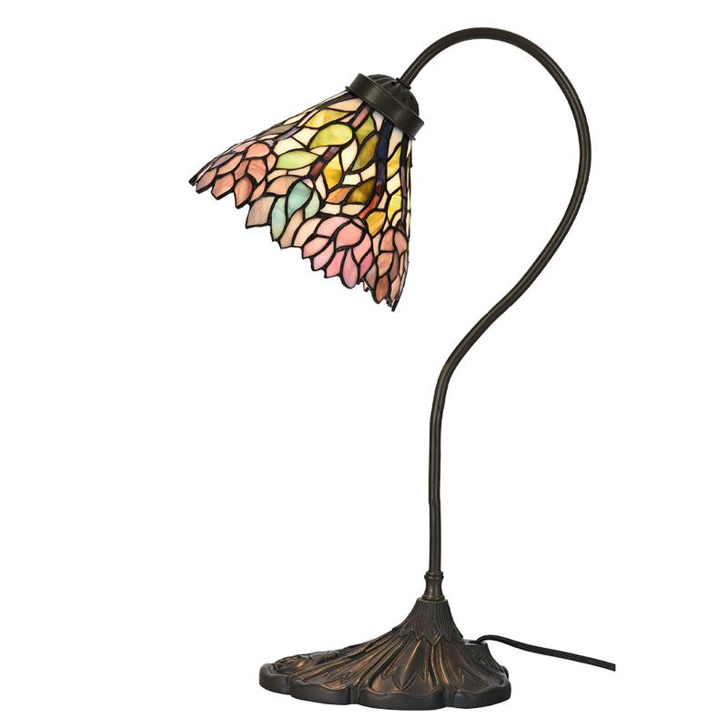 CLAYRE&EEF LAMPE À POSER 5LL-6162 ABAT-JOUR AU STYLE TIFFANY