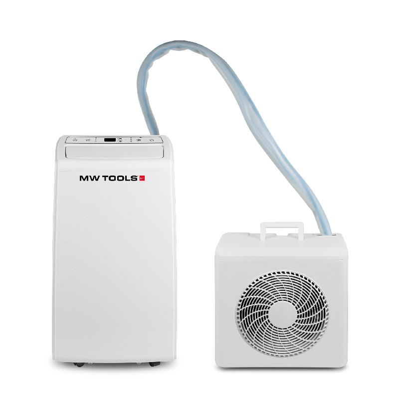 Climatiseur mobile avec mini split portable combi chaud / froid 3,52 kW 12000 BTU Classe d'efficacité énergétique A+/A MW Tools MSA120_0