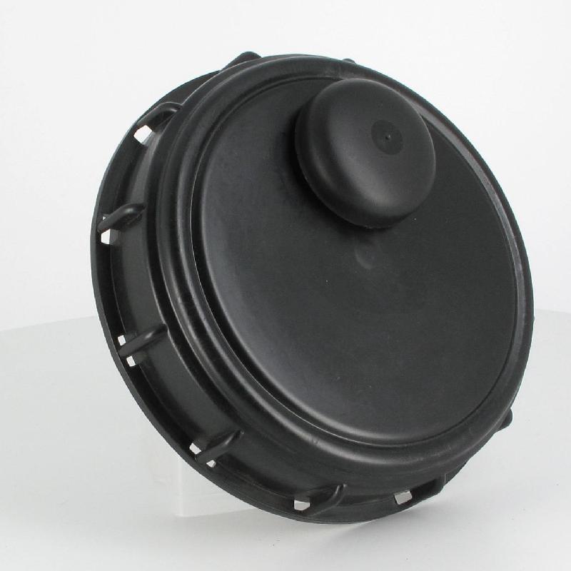 Couvercle noir Ø 150 mm avec évent à chicane - Accessoire pour cuve 1000 litres IBC - Réf. 080165_0