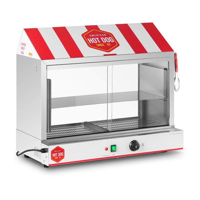 Cuiseur à vapeur pour hot dogs - Capacité 300 saucisses et 100 pains - 2 400 W - Modèle 14_0004975_0