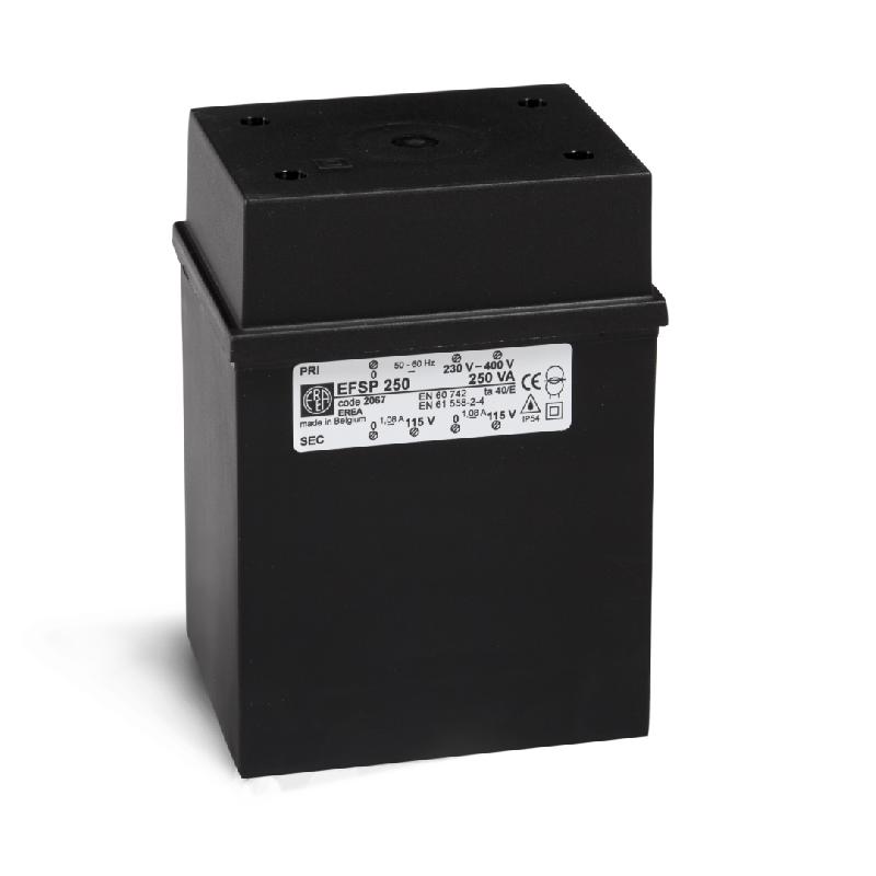 Transformateur monophasé de protection EFSP 250 - IP54, 250 VA, Upri 230-400V, Usec 2x 115V_0