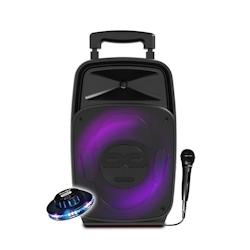 Enceinte DJ Karaoké IDANCE GROOVE 220 de 100W - Lecteur USB, Bluetooth - Autonome sur batterie - LED RVB dans le woofer + OVNI - 3701123946189_0