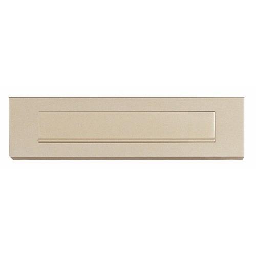 ENTRÉE DE BOÎTE AUX LETTRES EN ALUMINIUM ANODISÉ ARGENT - 300 X 65 MM NORMBAU