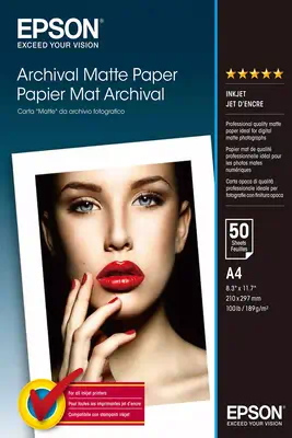 Epson Archival Matte Paper - A4 - 50 Feuilles_0