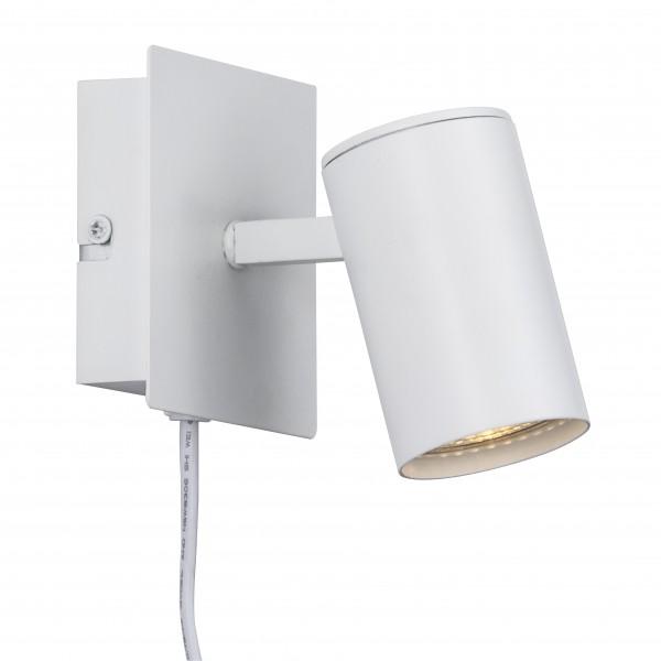 FRIDA APPLIQUE MURALE MÉTAL ET PLASTIQUE BLANC GU10 - NORDLUX 49801001