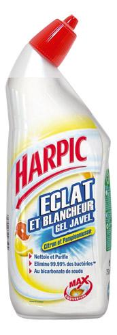 GEL WC HARPIC JAVEL ULTRA BLANCHEUR PARFUM AGRUMES - FLACON DE 750 ML